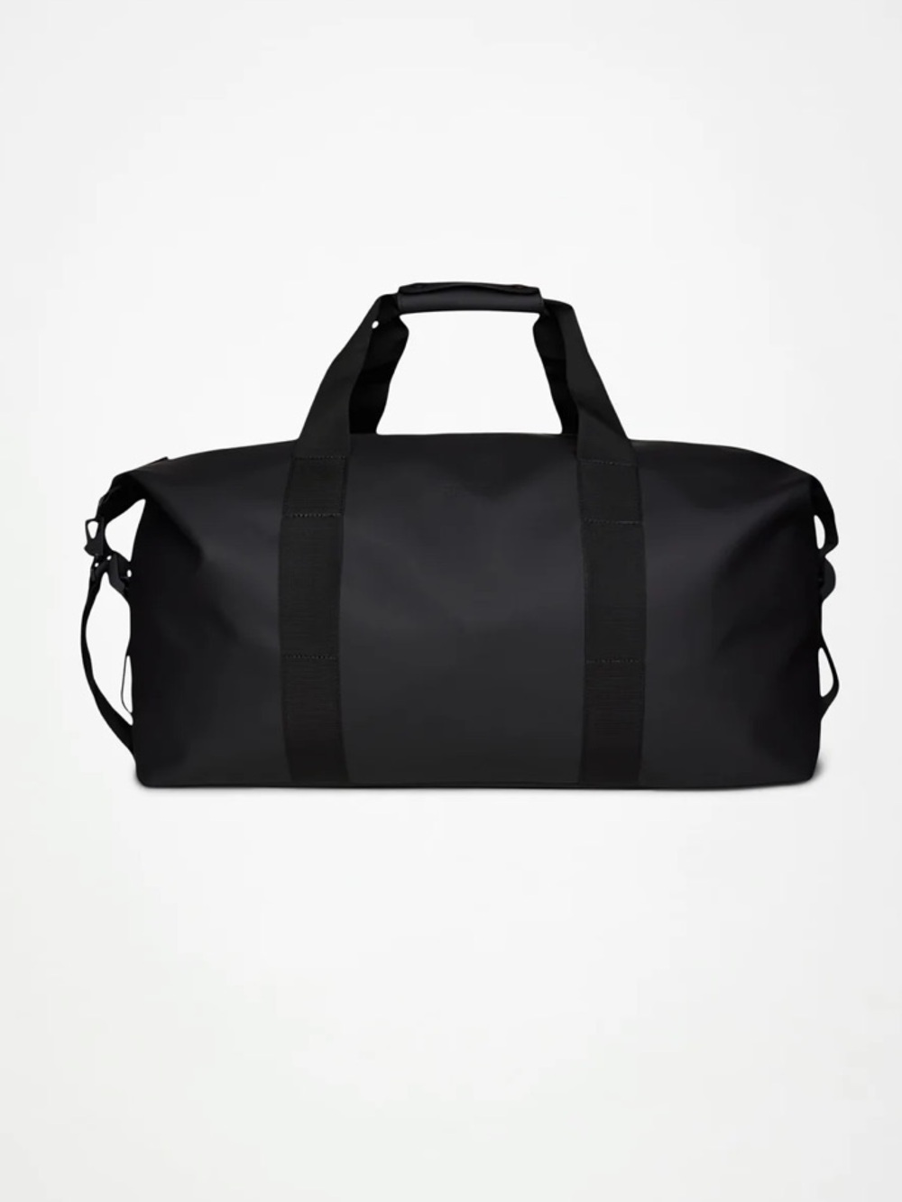 Rains Hilo Weekend Black Duffel Travel Bag Large